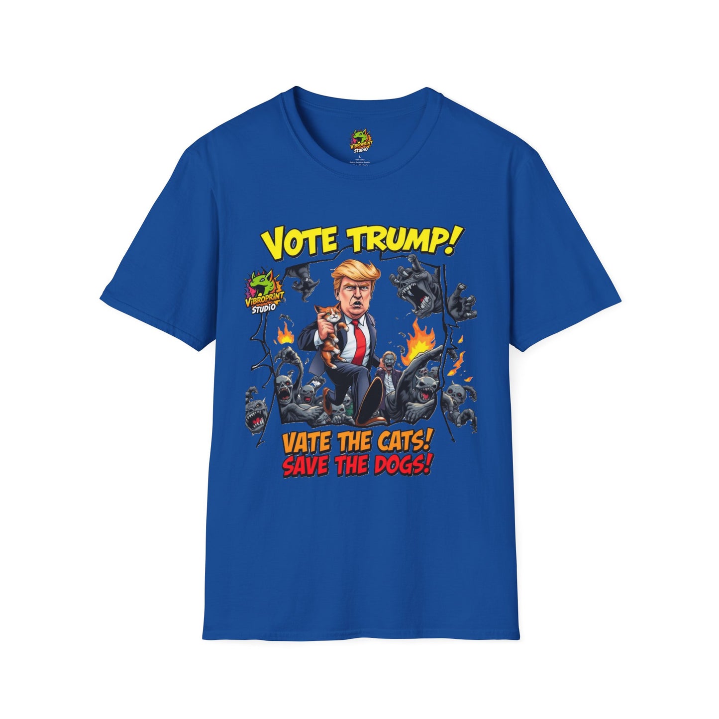 They're Eating the Dogs Tee | Satire Trump Election T-Shirt | Funny Political Graphic Te - High Quality Image