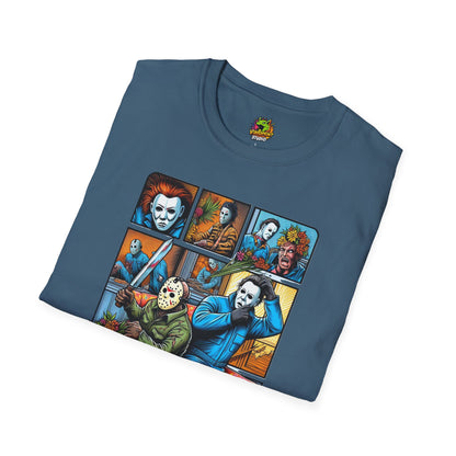 Jason Voorhees & Michael Myers Funny Shirt | Halloween Horror Tee