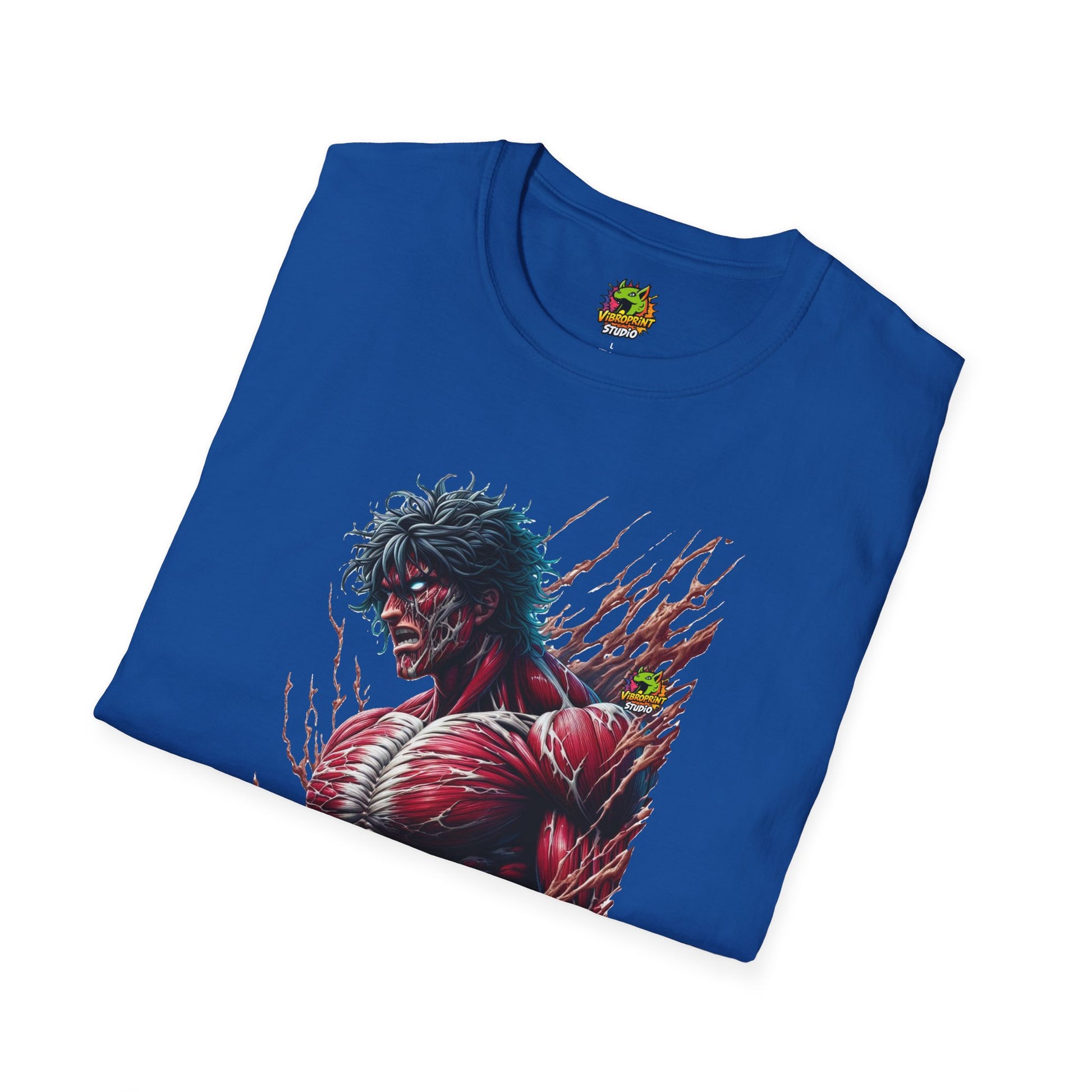 Anime - UFC T Shirt | Unleash Fierce Confidence | Motivational UFC Tee with Baki Anime Strength for Athletes - premium material. limited stock. Order yours now and stand out with this exclusive piece!