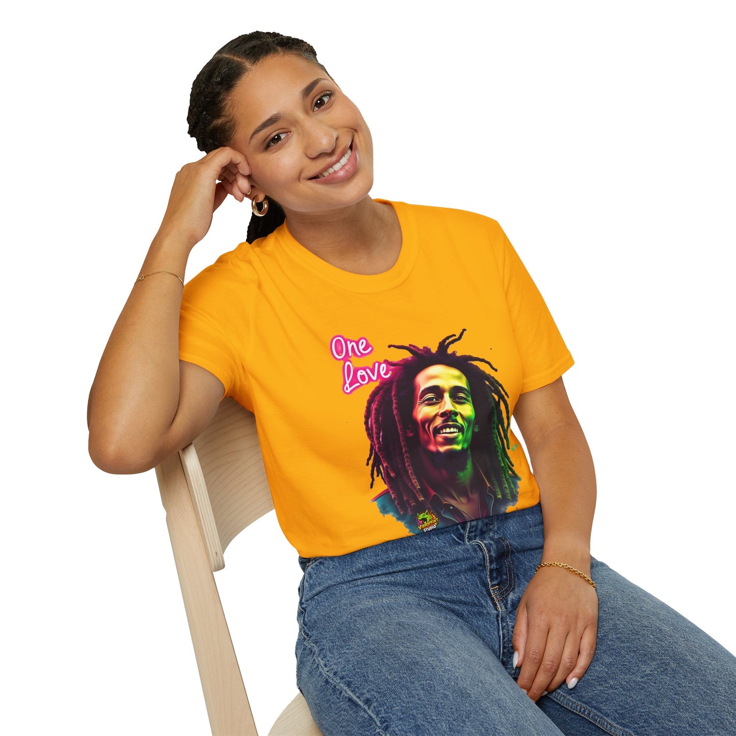 Bob Marley T-Shirt - Lion of Judah - VibroPrint Studio