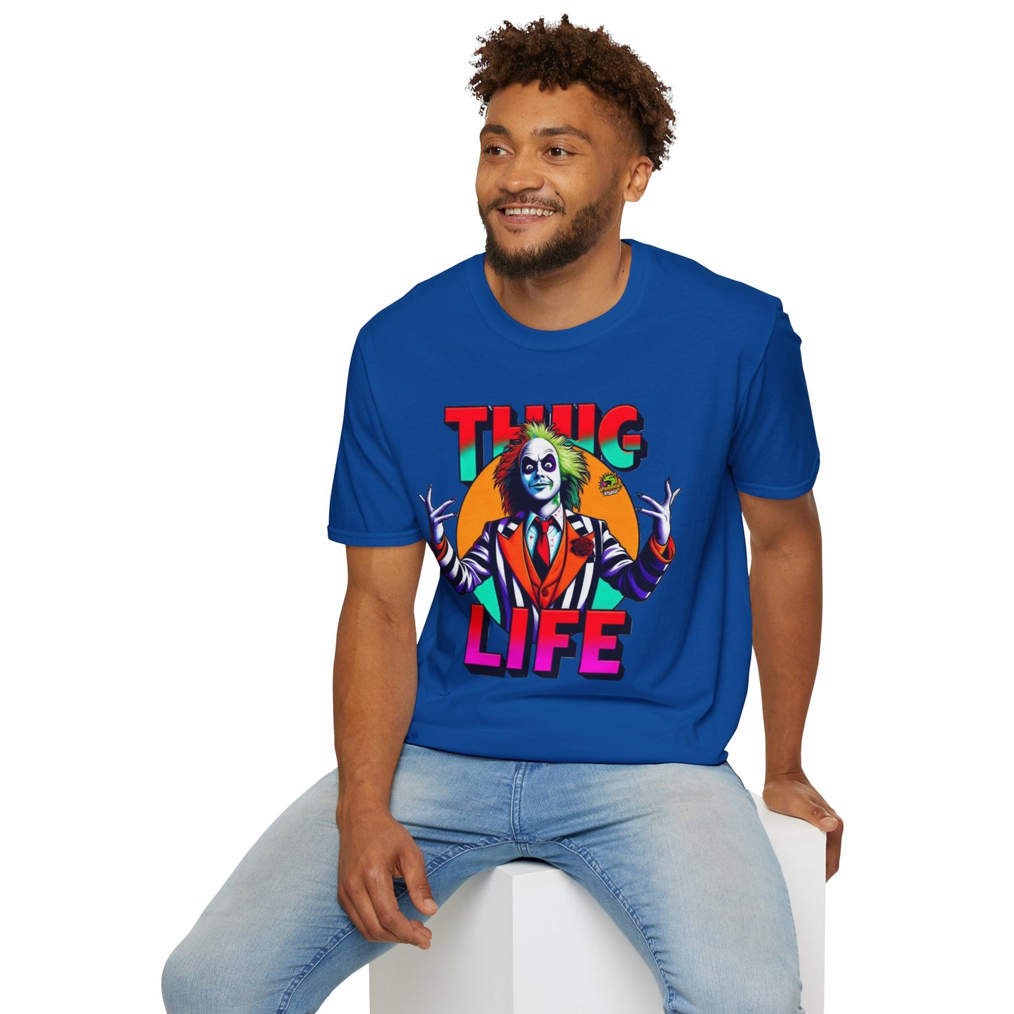 Halloween - Beetlejuice Shirt | Thug Life Halloween T-Shirt | Creepy Beetlejuice Graphic Tee - custom-made. perfect gift idea. Order yours now and stand out with this exclusive piece!