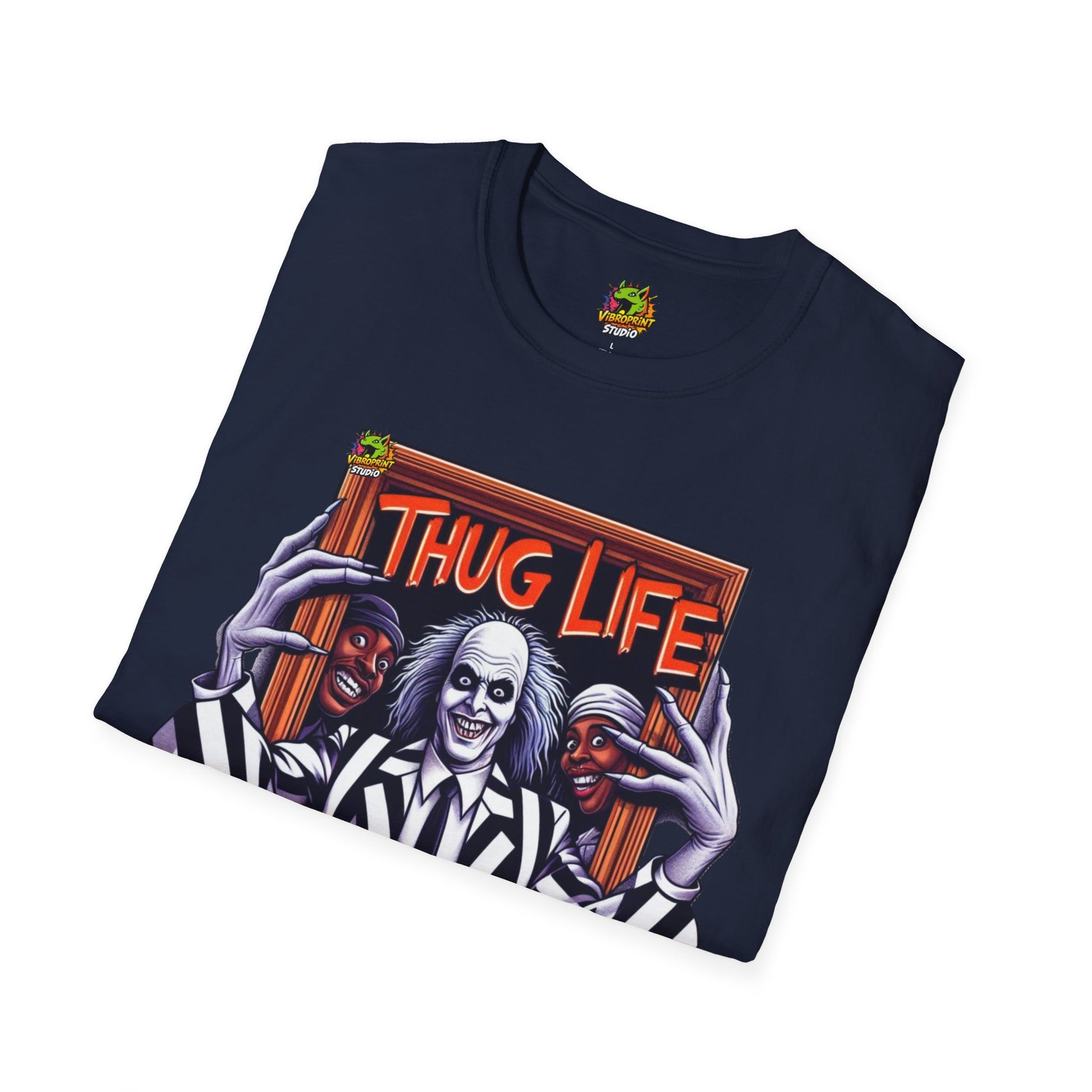 | - Beetlejuice Shirt | Thug Life Graphic Tee | Funny Halloween Beetlejuice T-Shirt - custom-made. perfect gift idea. Order yours now and stand out with this exclusive piece!