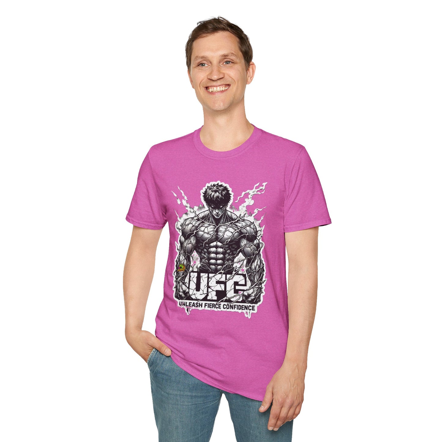 UFC T Shirt | Unleash Fierce Confidence | UFC Tee with Baki Anime Inspiration for Athletes