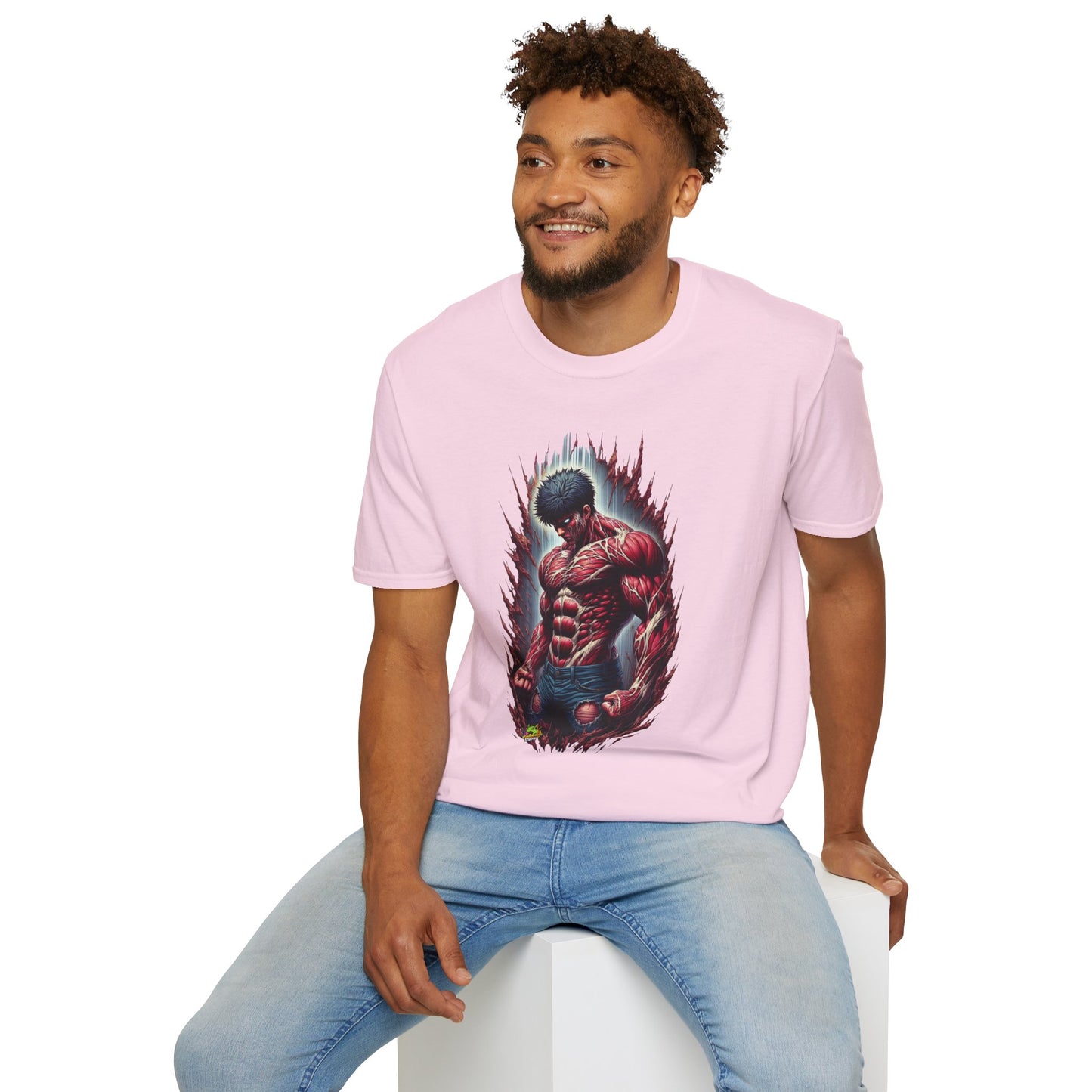 UFC T Shirt | Unleash Fierce Confidence | UFC Tee with Baki Anime Influence for Gym Lovers