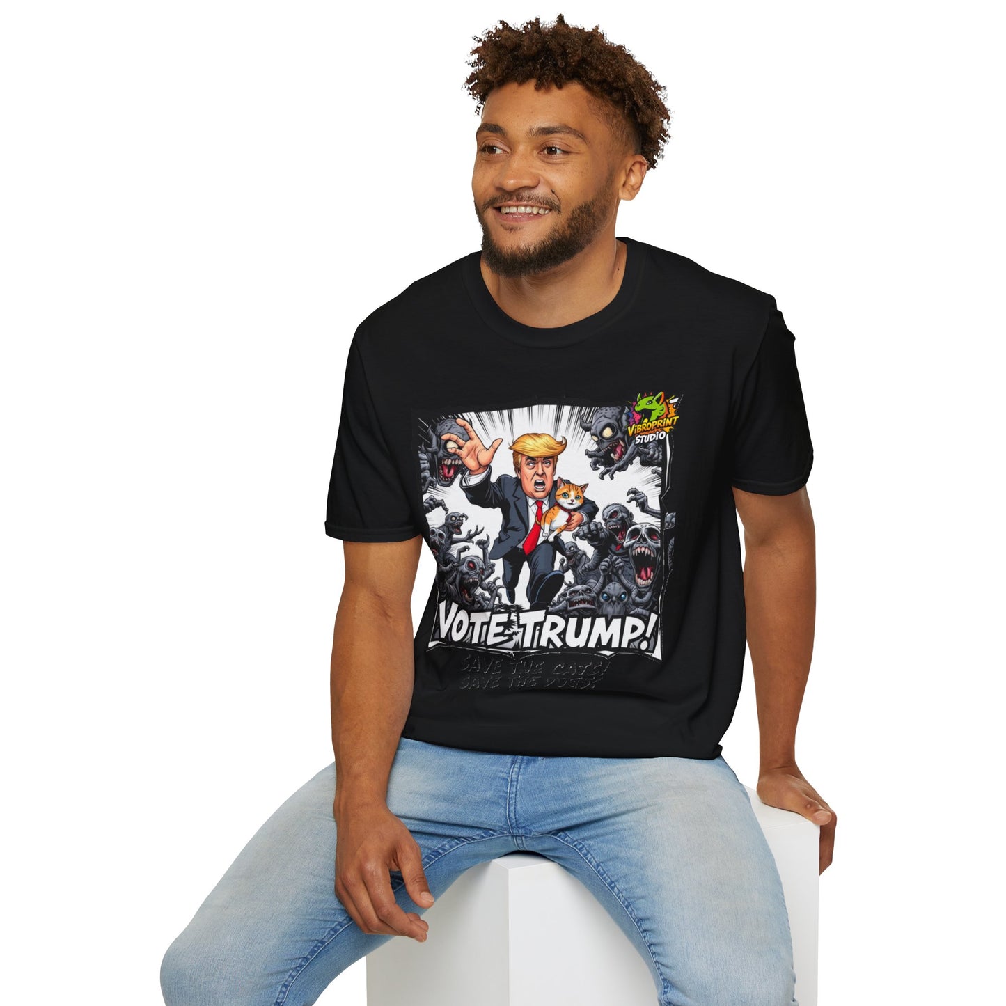 They're Eating the Dogs Tee | Satirical Political Humor Shirt | Trump Election Graphic Tee