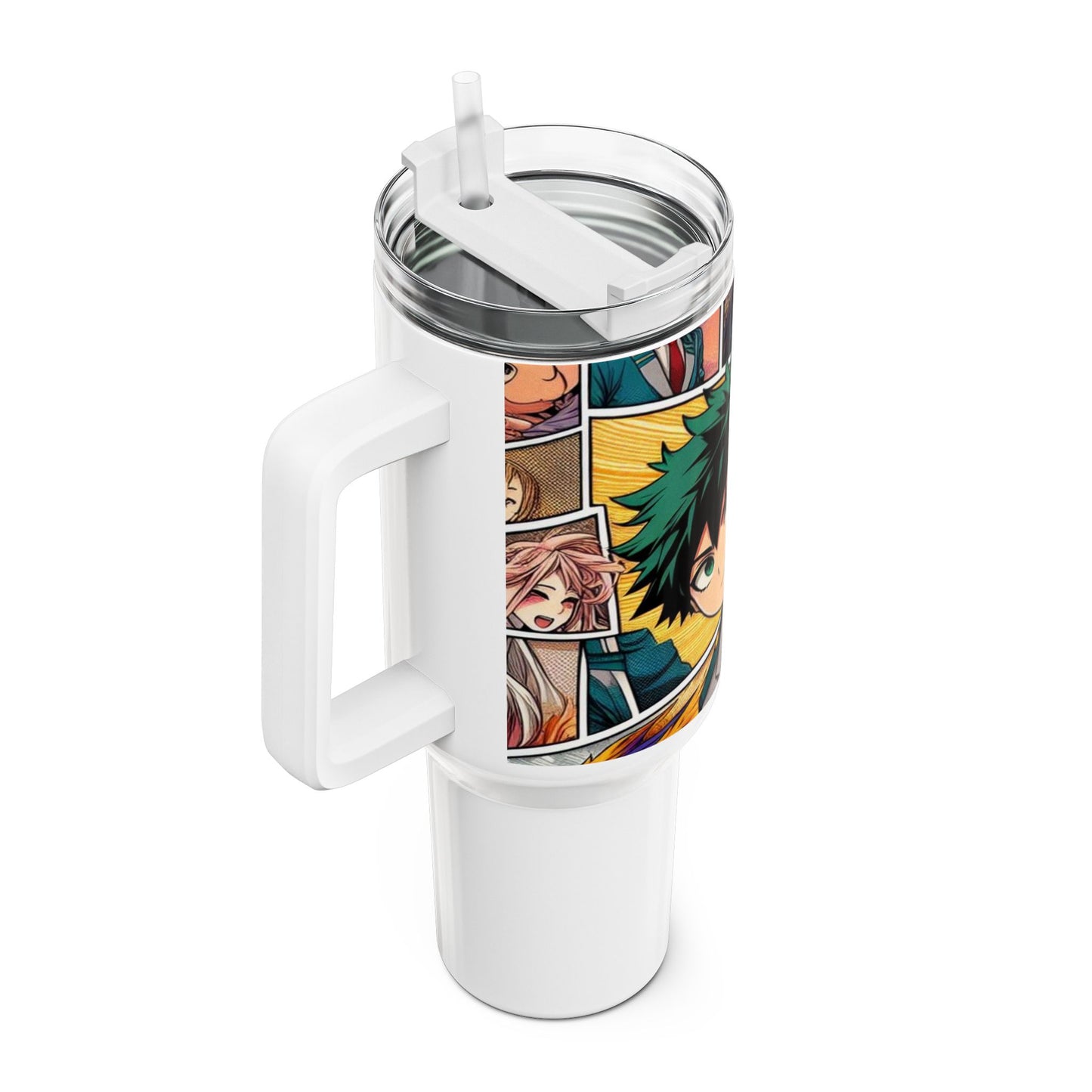 for - Stanley cup | Anime Geek Drinkware | Colorful Cartoon Tumbler for Fans - custom-made. limited stock. Order yours now and stand out with this exclusive piece!