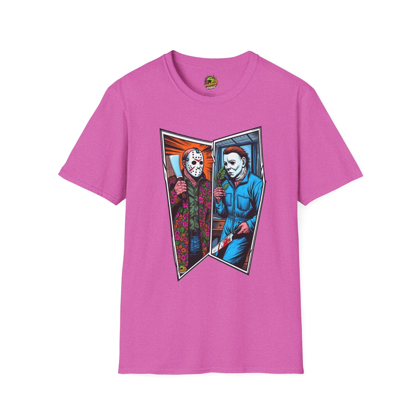 Shirt - Jason Voorhees & Michael Myers Shirt | Funny Halloween Horror Tee - custom-made. perfect gift idea. Order yours now and stand out with this exclusive piece!