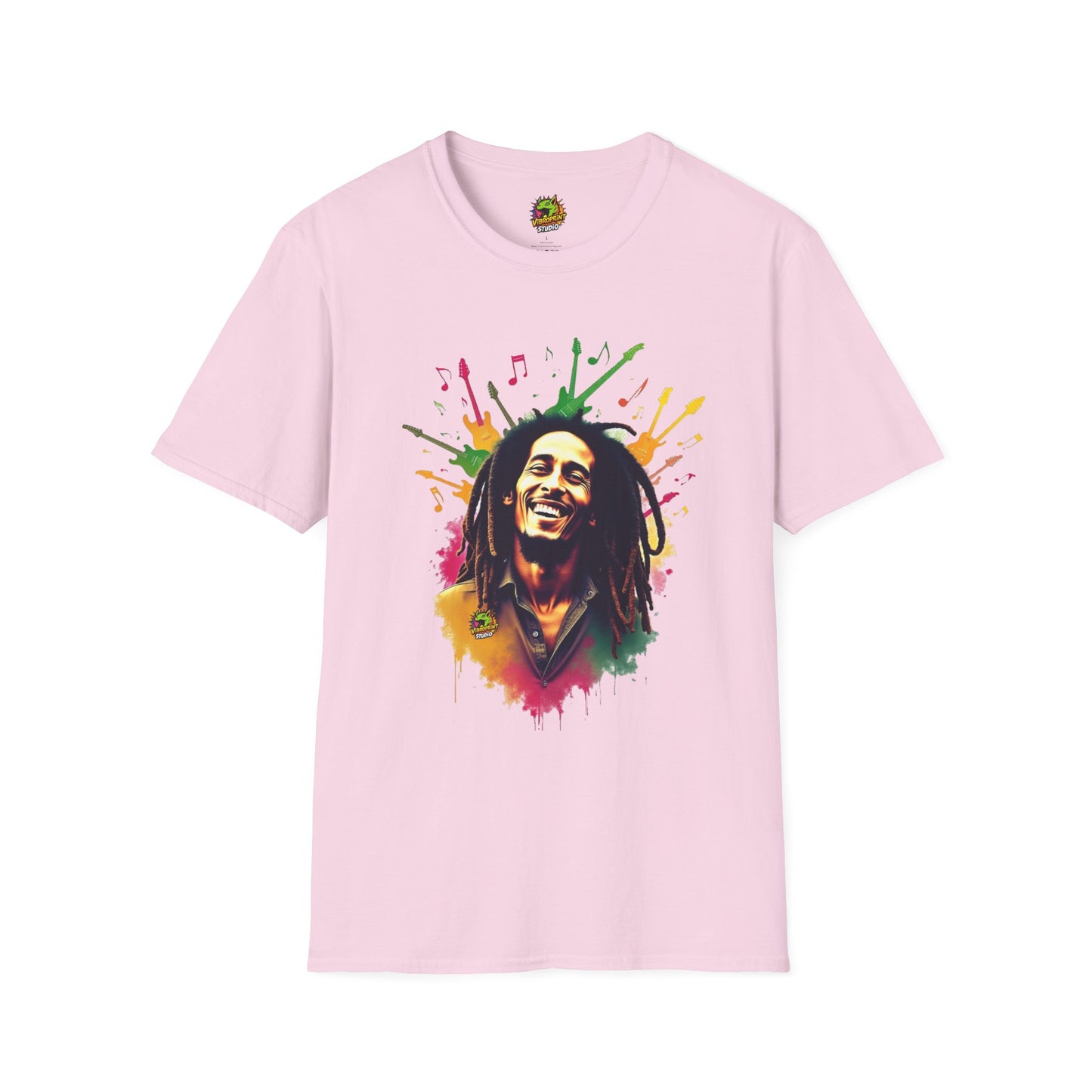 - - Bob Marley T-Shirt - Vibrant Rasta Energy - custom-made. limited stock. Order yours now and stand out with this exclusive piece!