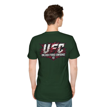 UFC T Shirt | Unleash Fierce Confidence | UFC Tee with Baki Anime Strength