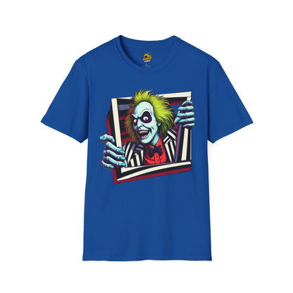 Funny - Beetlejuice Shirt | Retro Halloween Graphic Tee | Classic Beetlejuice Movie Style | Funny and Spooky T-Shirt for Adults - custom-made. limited stock. Order yours now and stand out with this exclusive piece!