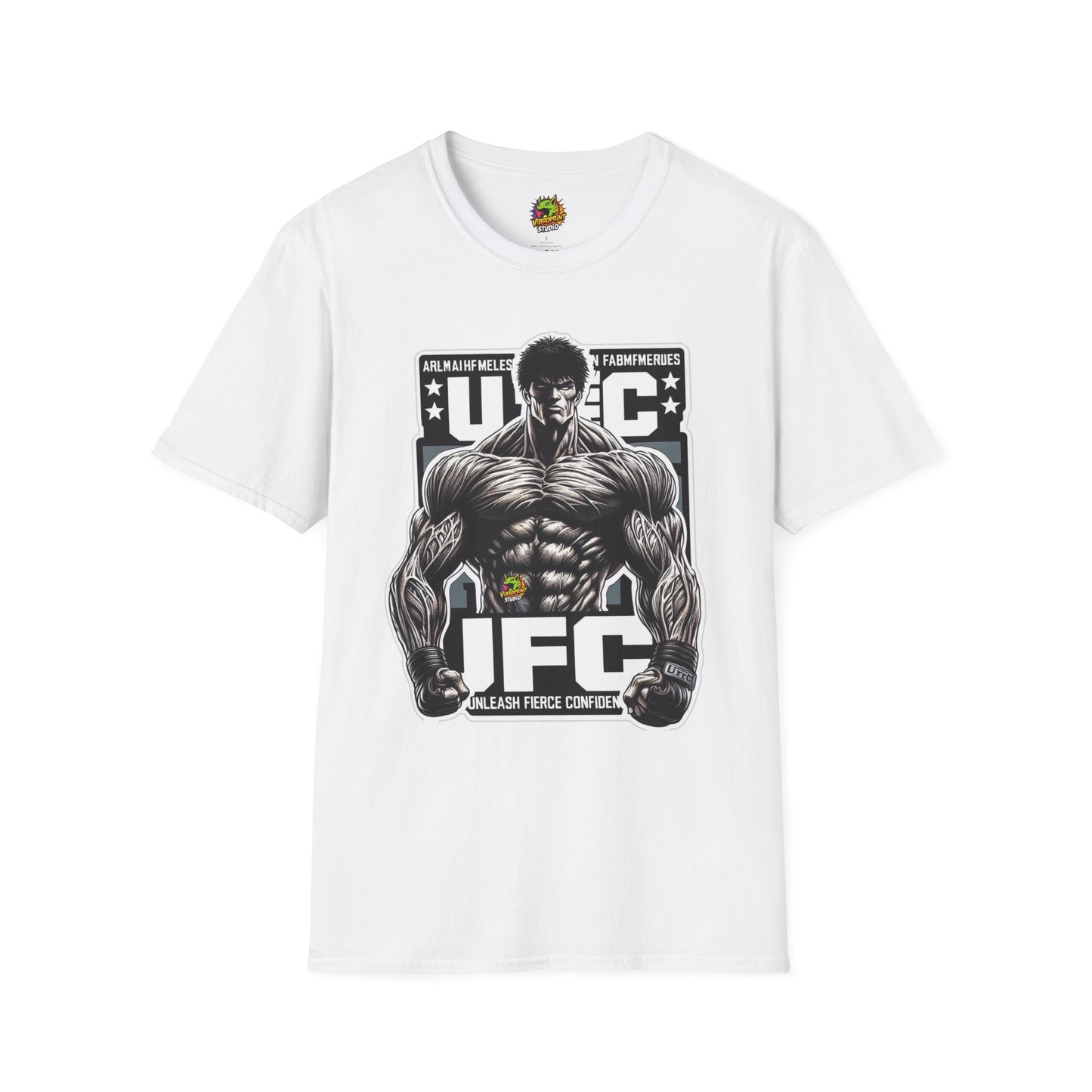 Unleash - UFC T Shirt | Unleash Fierce Confidence | UFC Tee with Baki Anime Strength for Fitness Enthusiasts - premium material. limited stock. Order yours now and stand out with this exclusive piece!