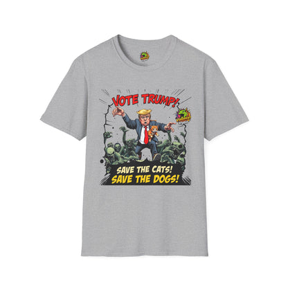 They're - They're Eating the Dogs Shirt | Political Humor Tee | Trump Election Graphic T-Shirt - premium material. perfect gift idea. Order yours now and stand out with this exclusive piece!