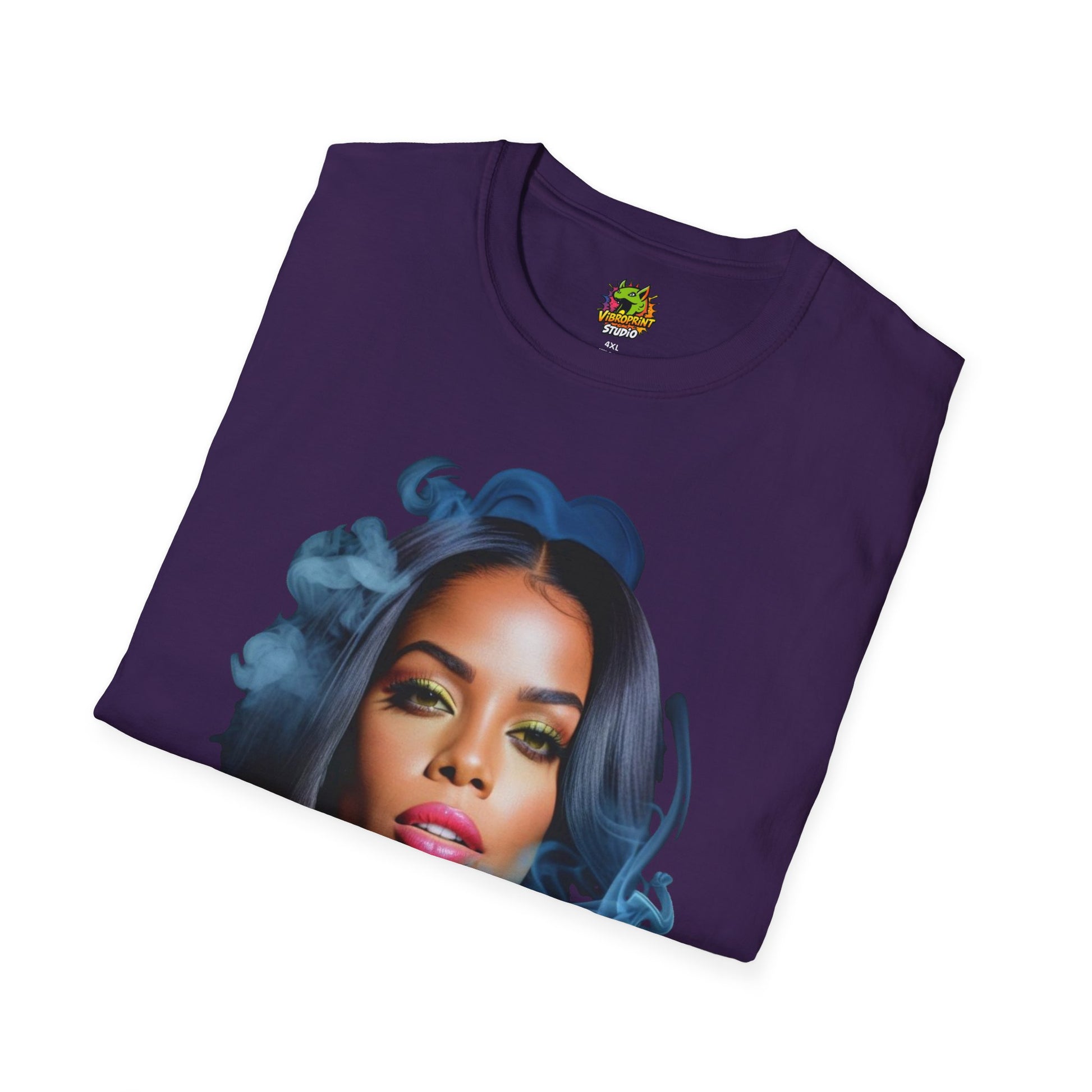 of - Aaliyah shirt | Iconic Memorial Portrait T-Shirt | Tribute to the Princess of R&B - premium material. perfect gift idea. Order yours now and stand out with this exclusive piece!