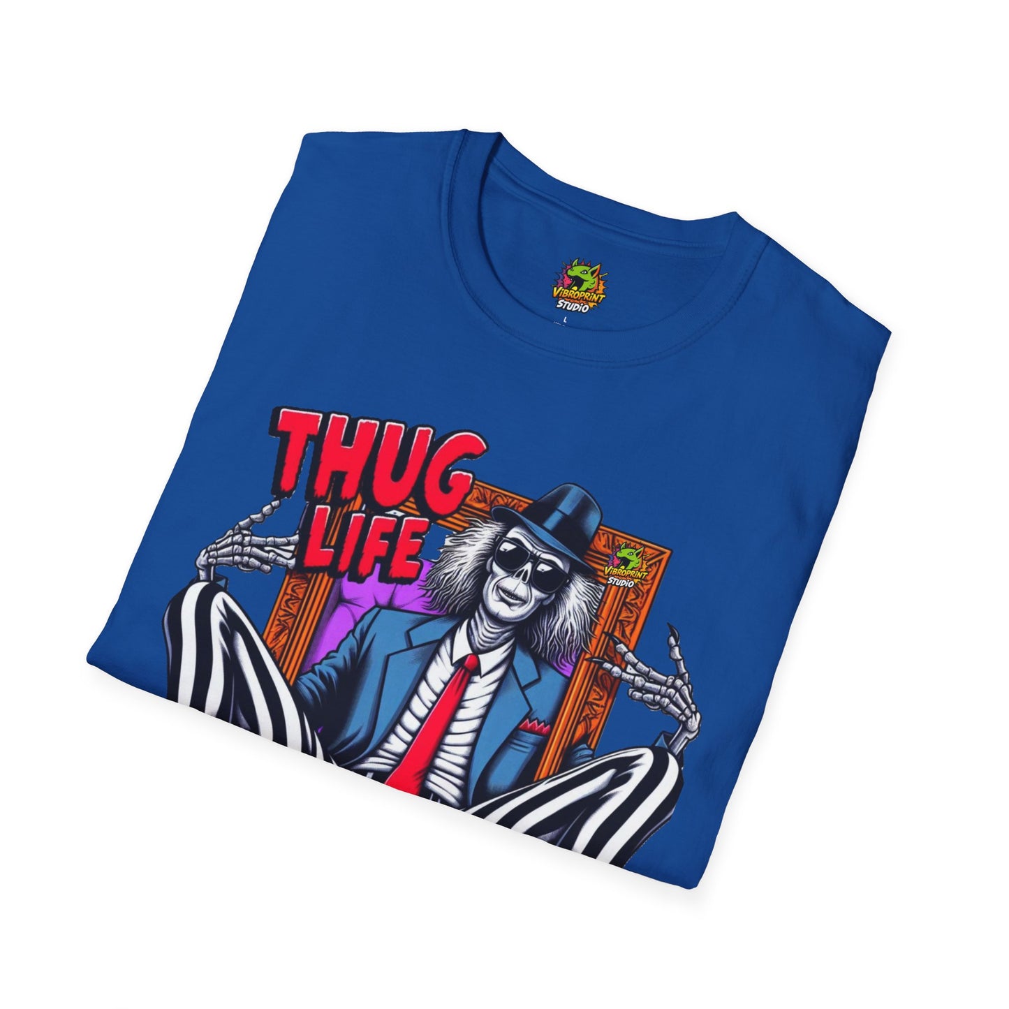 T-Shirt - Beetlejuice Shirt | Thug Life Halloween Tee | Classic Beetlejuice T-Shirt for Fans - custom-made. perfect gift idea. Order yours now and stand out with this exclusive piece!