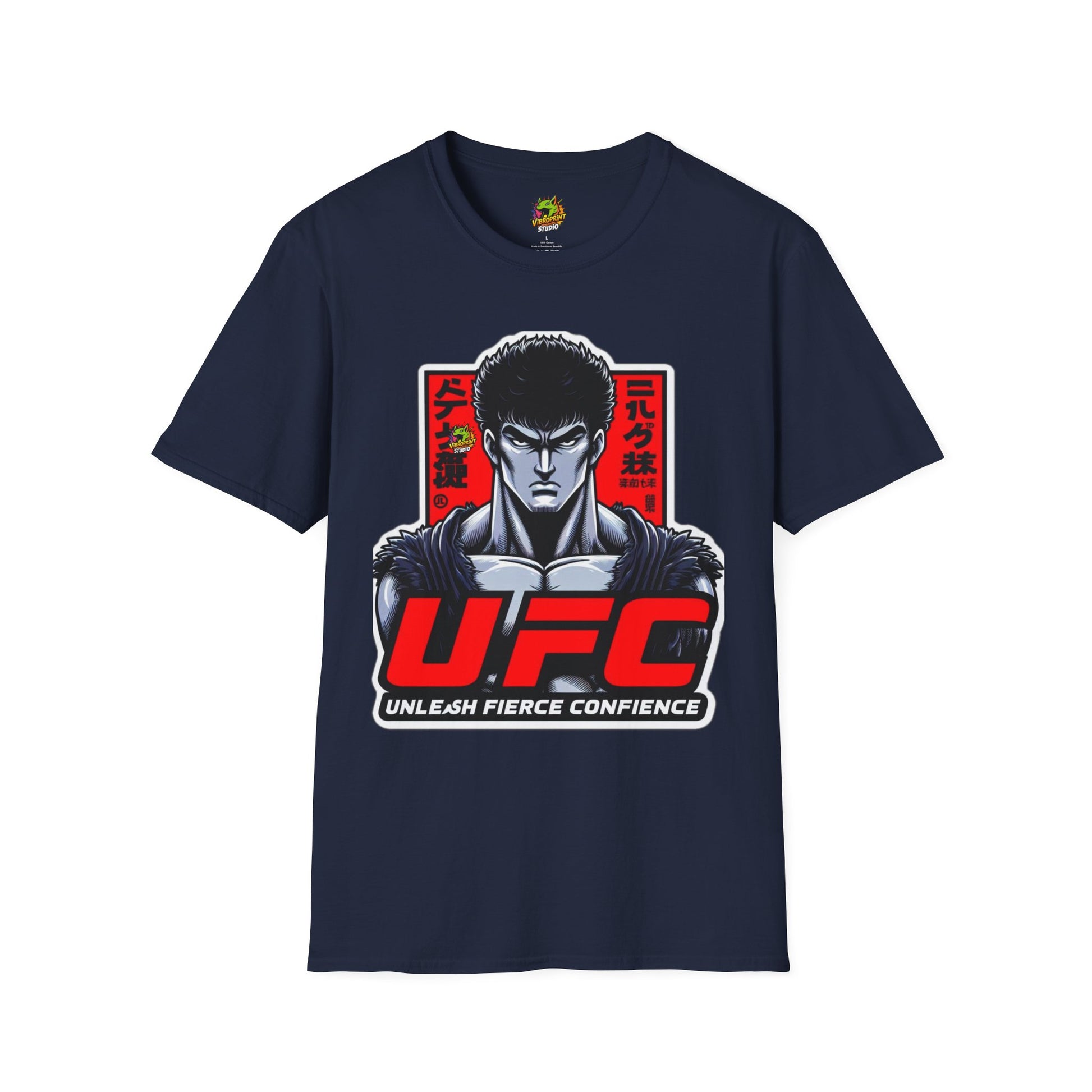 with - UFC T Shirt | Unleash Fierce Confidence | UFC Tee with Baki Anime Style - premium material. perfect gift idea. Order yours now and stand out with this exclusive piece!