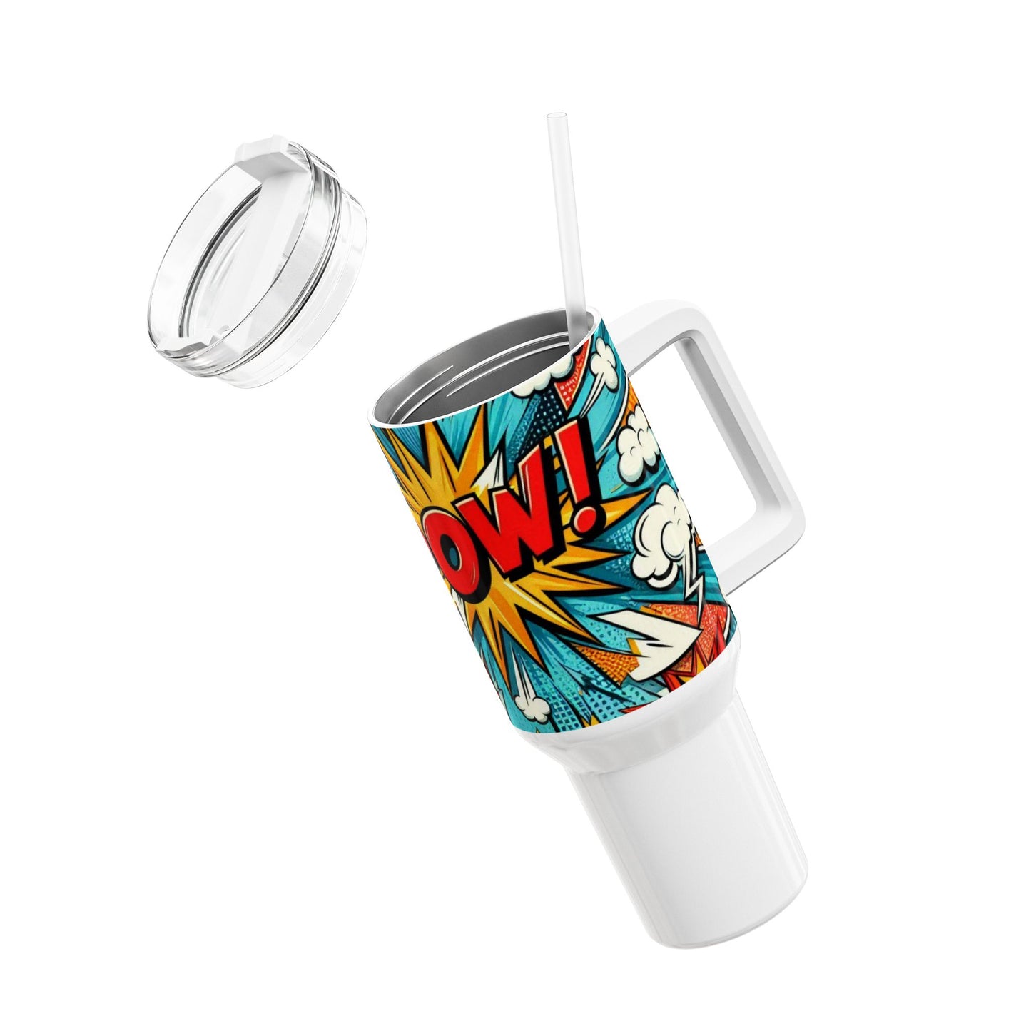 Colorful - Stanley Tumbler | Anime and Comic Geek Drinkware | Colorful Cartoon Tumbler for Gamers - premium material. limited stock. Order yours now and stand out with this exclusive piece!