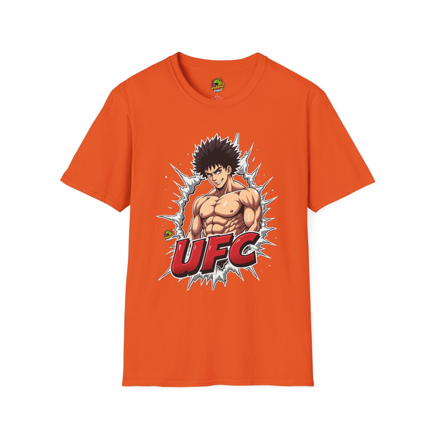 | - UFC T Shirt | Unleash Fierce Confidence | Motivational UFC Tee with Baki Anime Elements - custom-made. limited stock. Order yours now and stand out with this exclusive piece!