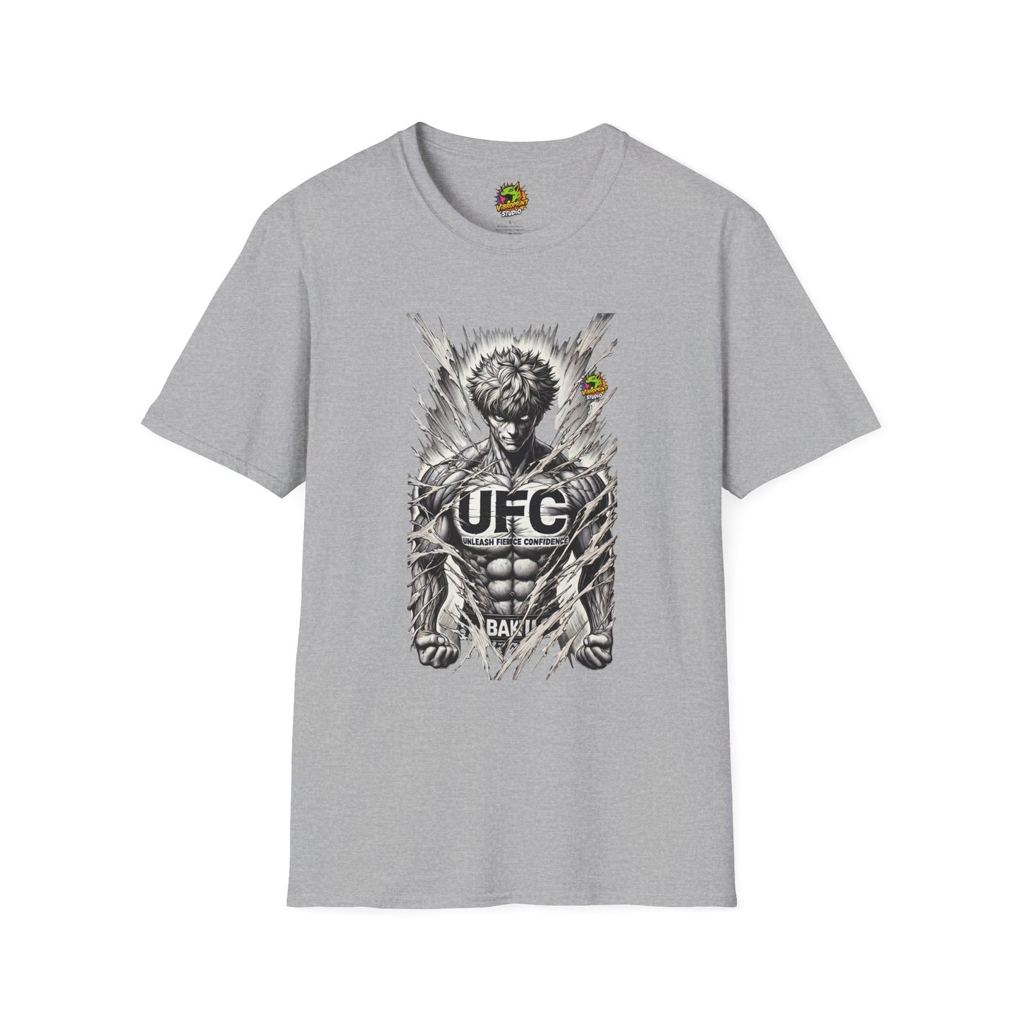 Confidence - UFC T Shirt | Unleash Fierce Confidence | UFC Tee with Baki Anime T Shirt Inspiration - premium material. perfect gift idea. Order yours now and stand out with this exclusive piece!