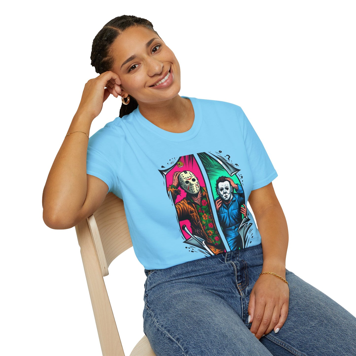 Michael Myers Vintage Shirt | Jason Voorhees Funny Picnic Scene Tee