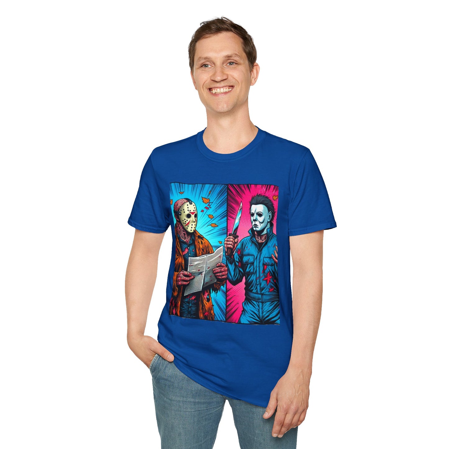 product - Michael Myers Vintage Tee | Jason Voorhees Funny Halloween Picnic Shirt - premium material. perfect gift idea. Order yours now and stand out with this exclusive piece!