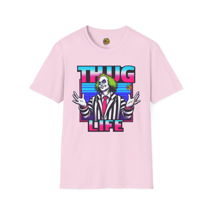 Beetlejuice - Beetlejuice Shirt | Spooky Thug Life Tee | Halloween Beetlejuice Graphic Shirt for Men & Women - custom-made. perfect gift idea. Order yours now and stand out with this exclusive piece!