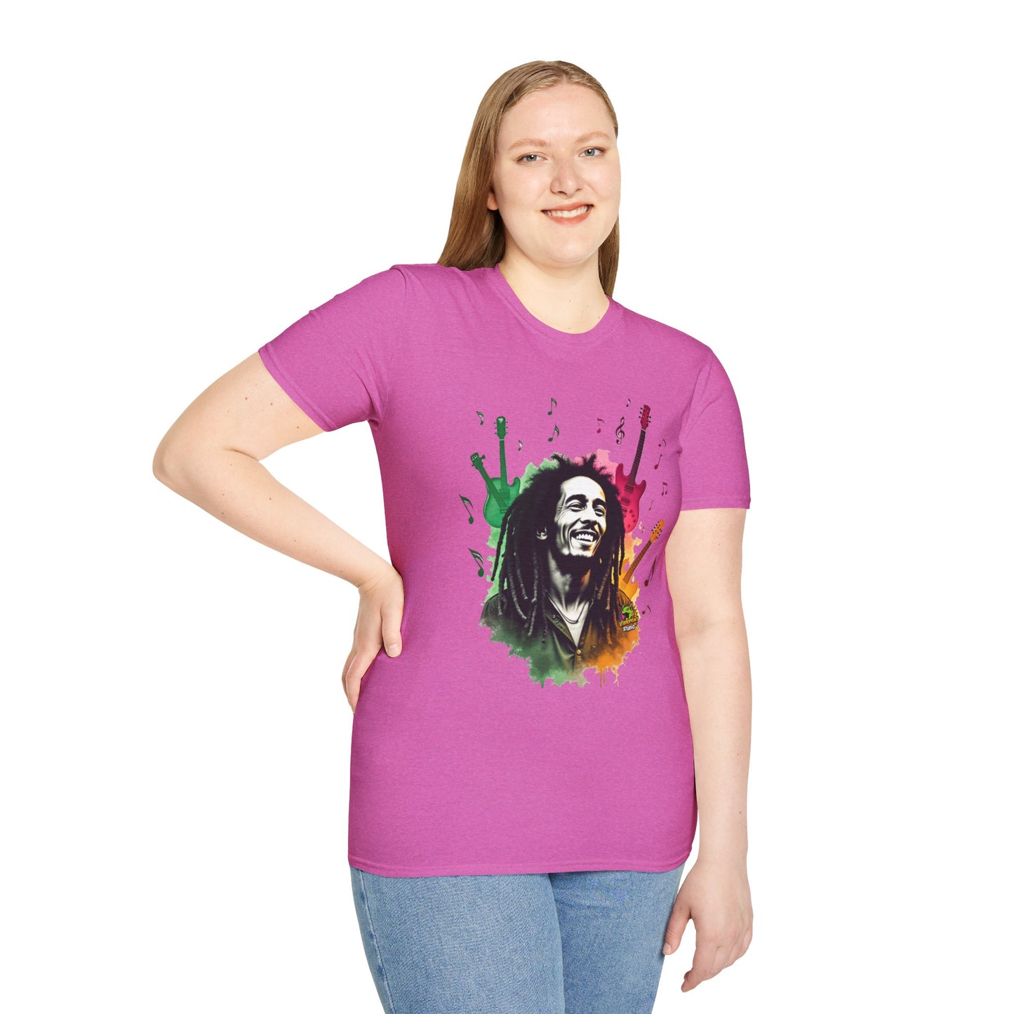 Bob Marley T-Shirt - Reggae Icon - VibroPrint Studio