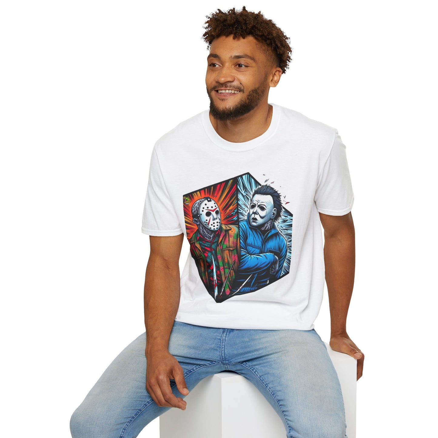 Shirt - Funny Jason & Michael Myers Shirt | Halloween Horror T-Shirt - custom-made. limited stock. Order yours now and stand out with this exclusive piece!