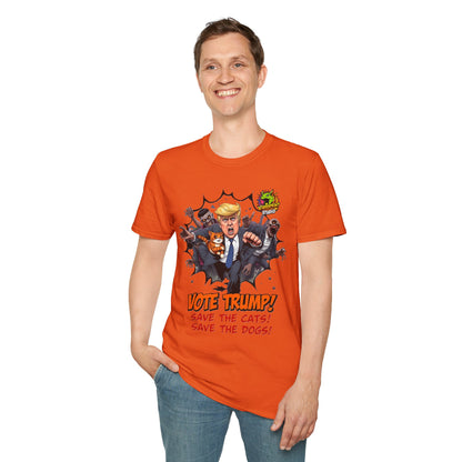 They're Eating the Dogs Tee | Trump Election Comedy Shirt | Satire Political Graphic Tee