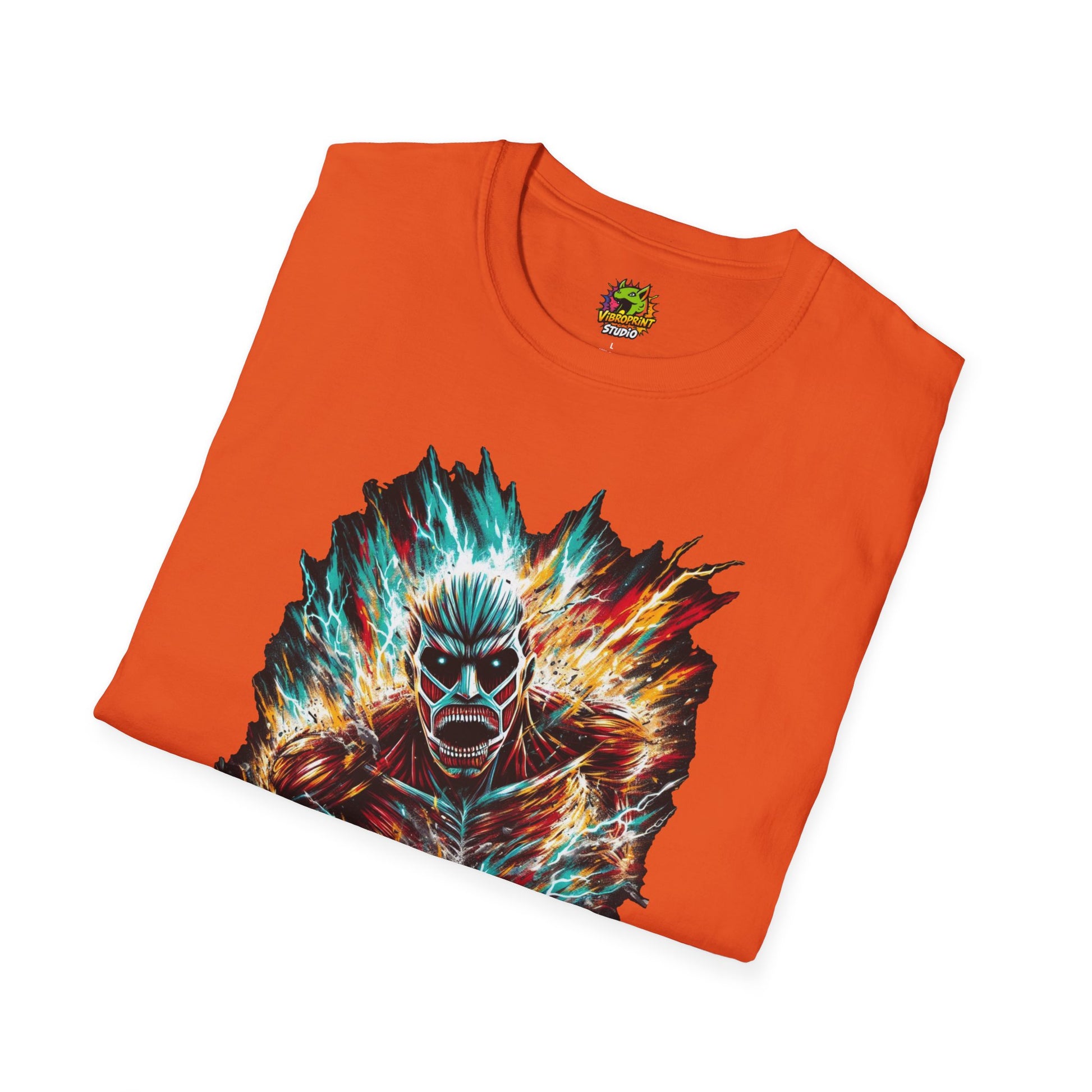 on - Eren Yeager Titan’s Power Tee | Attack on Titan Shirt | Shingeki no - premium material. limited stock. Order yours now and stand out with this exclusive piece!