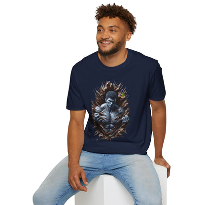 product - UFC T Shirt | Unleash Fierce Confidence | Motivational UFC Tee with Baki Anime T Shirt Elements - premium material. limited stock. Order yours now and stand out with this exclusive piece!