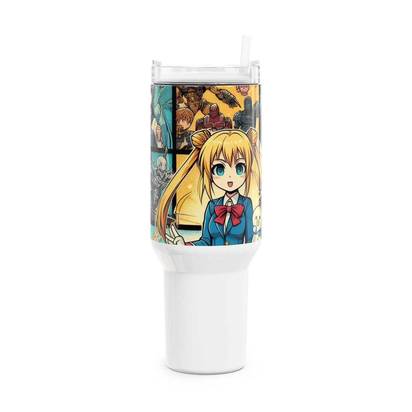 Stanley cup | Anime and Geek Drinkware | Colorful Cartoon Tumbler for Fans - High Quality Image