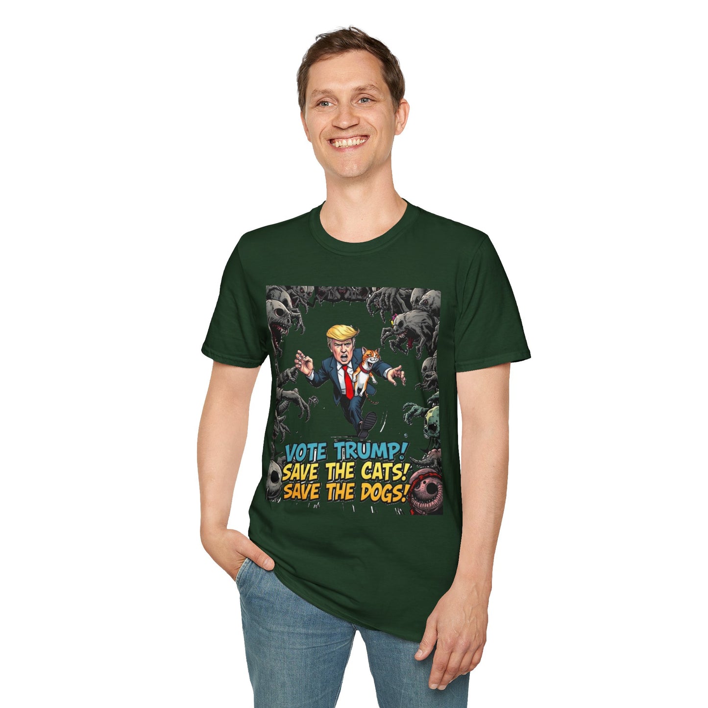 They're Eating the Dogs Shirt | Funny Trump Meme Tee | Political Satire T-Shirt