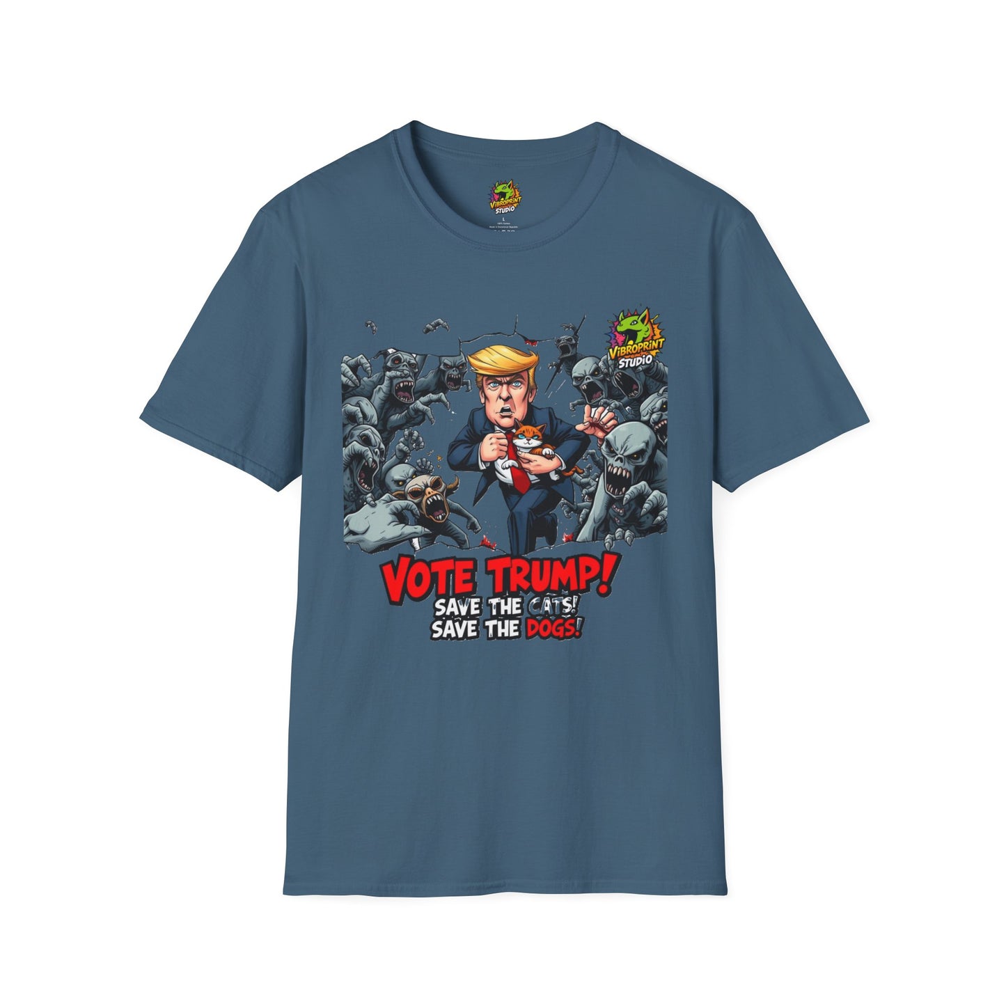 Political - They're Eating the Dogs Shirt | Political Meme T-Shirt | Trump Election Humor Graphic Tee - premium material. limited stock. Order yours now and stand out with this exclusive piece!