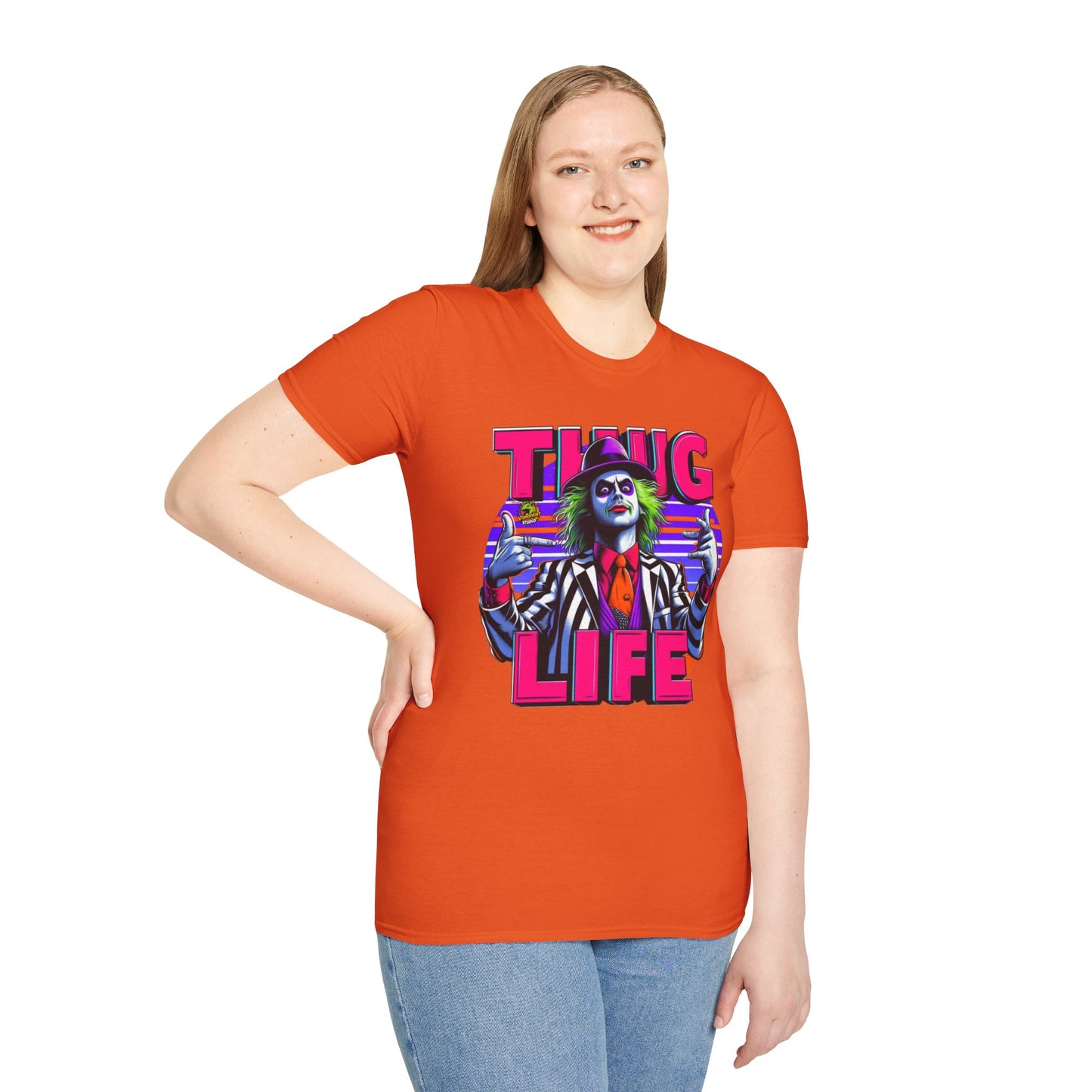 Beetlejuice - Beetlejuice Shirt | Thug Life Graphic Shirt | Funny Halloween Beetlejuice Tee - custom-made. perfect gift idea. Order yours now and stand out with this exclusive piece!