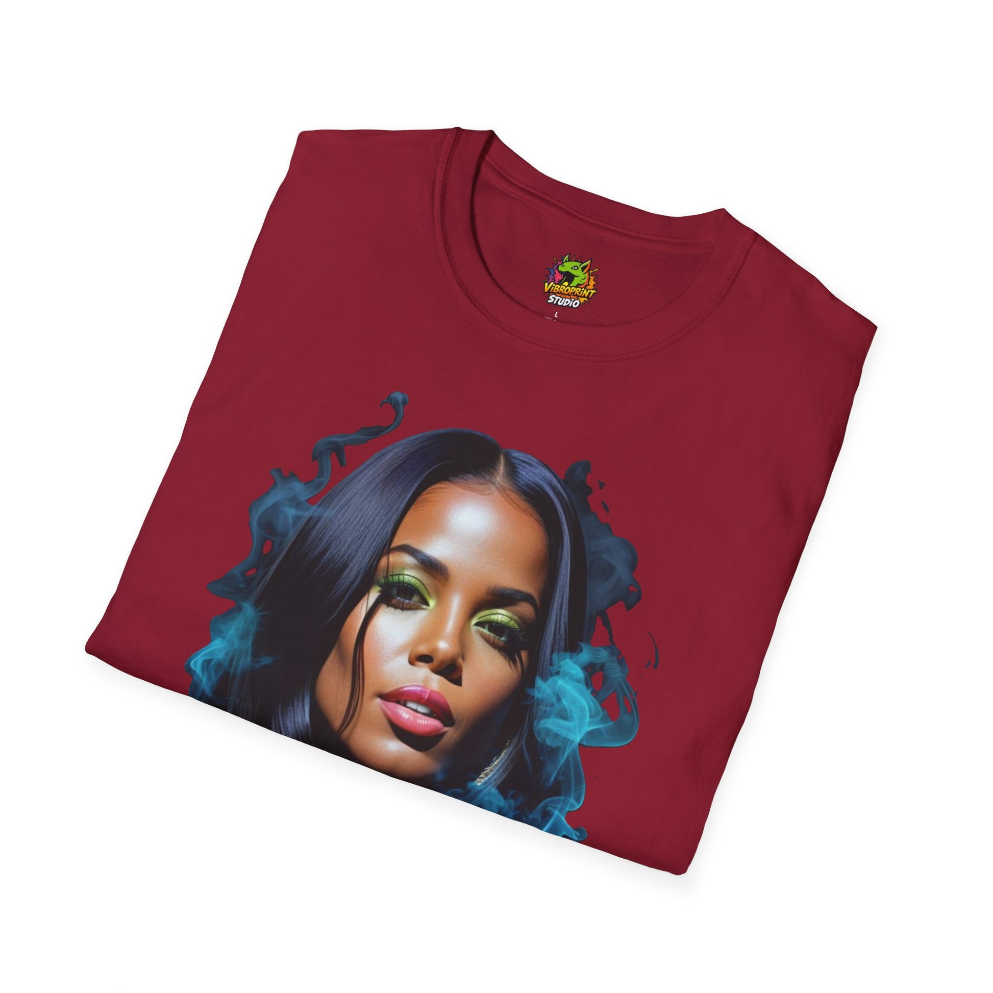 | - Aaliyah shirt | Tribute to a Music Icon | Memorial R&B Portrait Tee - custom-made. perfect gift idea. Order yours now and stand out with this exclusive piece!