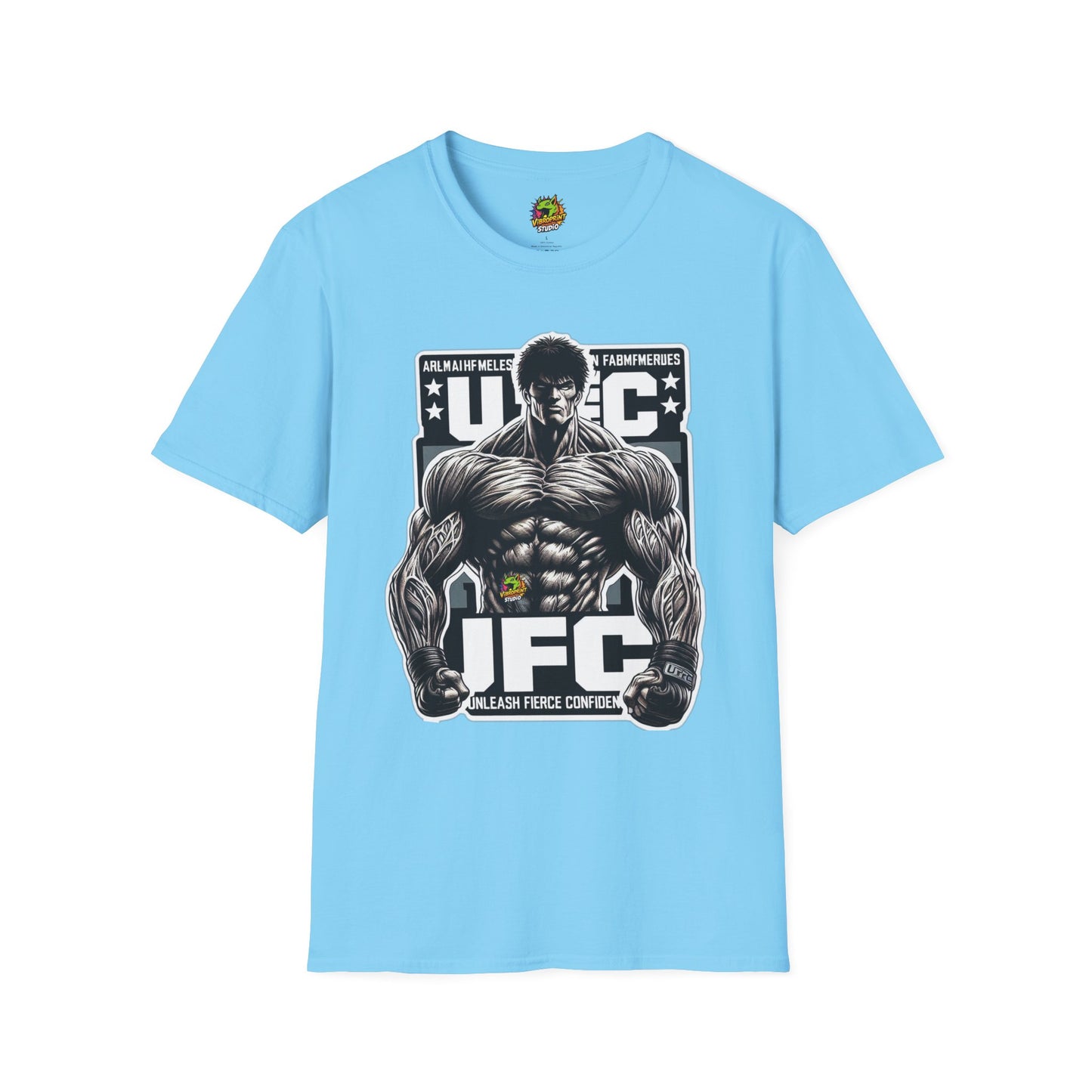 UFC - UFC T Shirt | Unleash Fierce Confidence | UFC Tee with Baki Anime Strength for Fitness Enthusiasts - premium material. perfect gift idea. Order yours now and stand out with this exclusive piece!