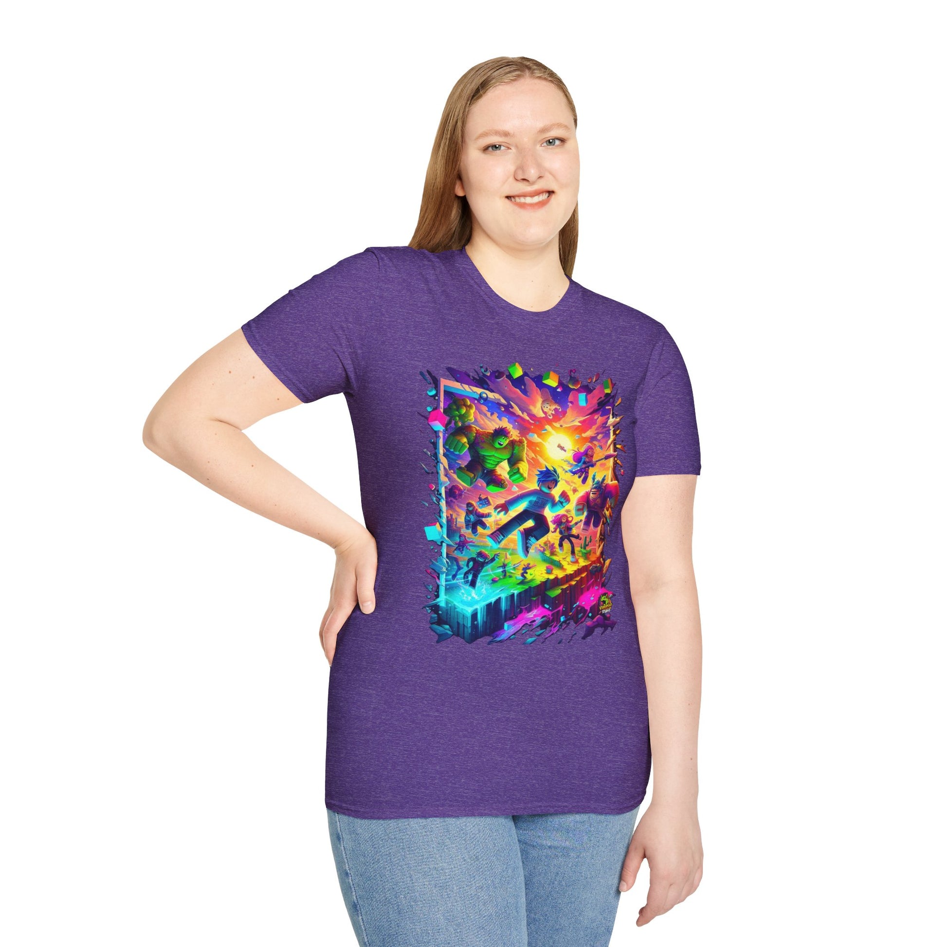 Kids - Unique Roblox T-Shirt for Boys & Girls | Roblox Gamer Shirt | Roblox Clothing for Kids | Roblox Avatar Graphic Tee - premium material. limited stock. Order yours now and stand out with this exclusive piece!