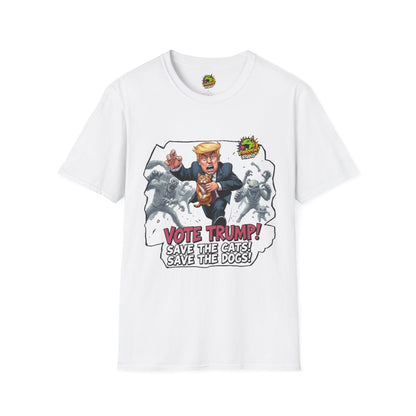 | - They're Eating the Dogs Shirt | Funny Election Graphic Tee | Trump Political T-Shirt - custom-made. limited stock. Order yours now and stand out with this exclusive piece!