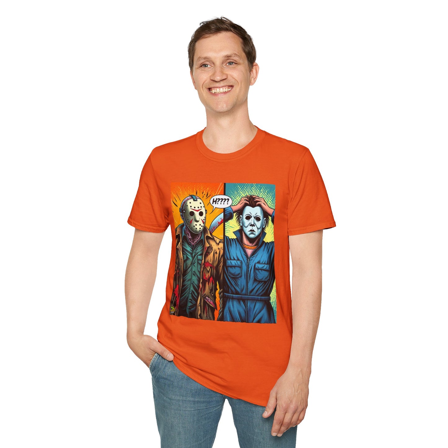 Jason Voorhees & Michael Myers Shirt | Funny Halloween Picnic Tee