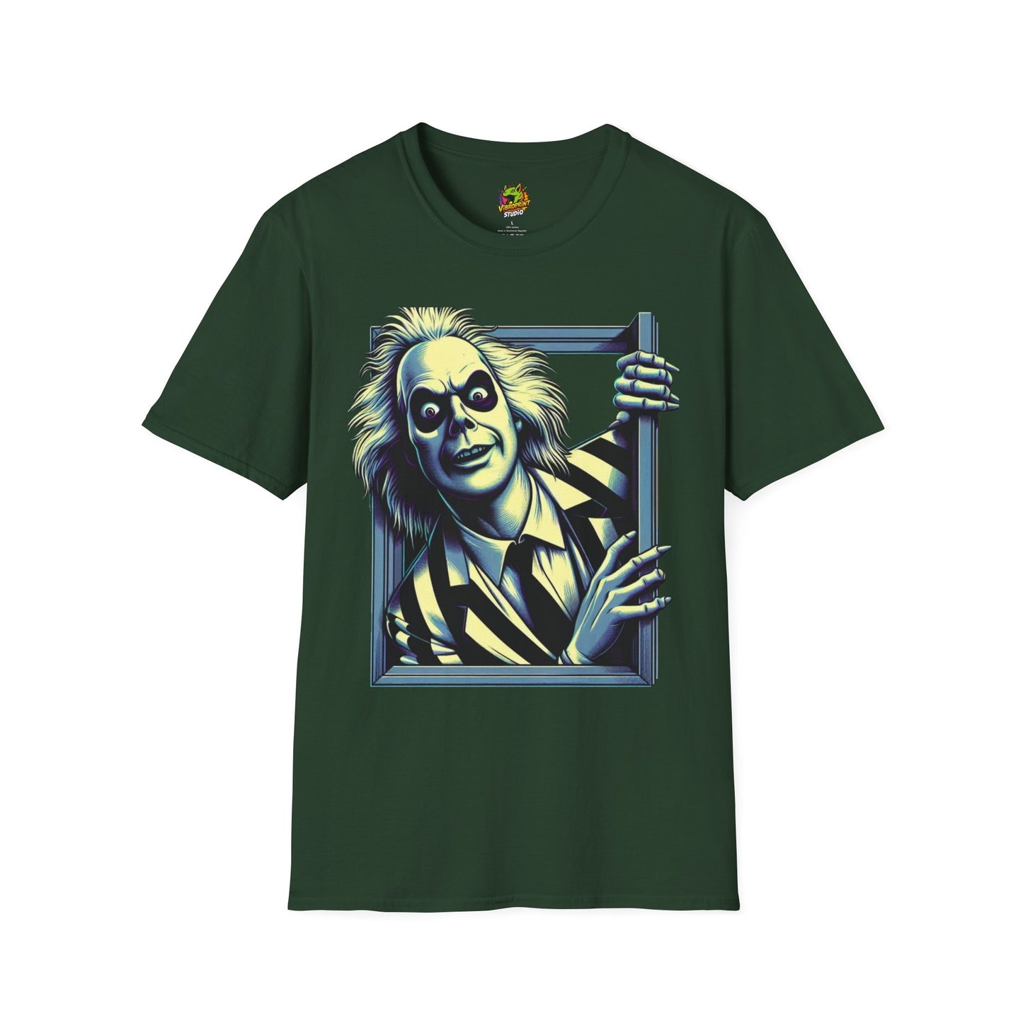 T-Shirt - Beetlejuice Shirt | Halloween Horror Comedy Tee | Classic Beetlejuice Graphic T-Shirt | Fun Halloween Clothing - custom-made. perfect gift idea. Order yours now and stand out with this exclusive piece!