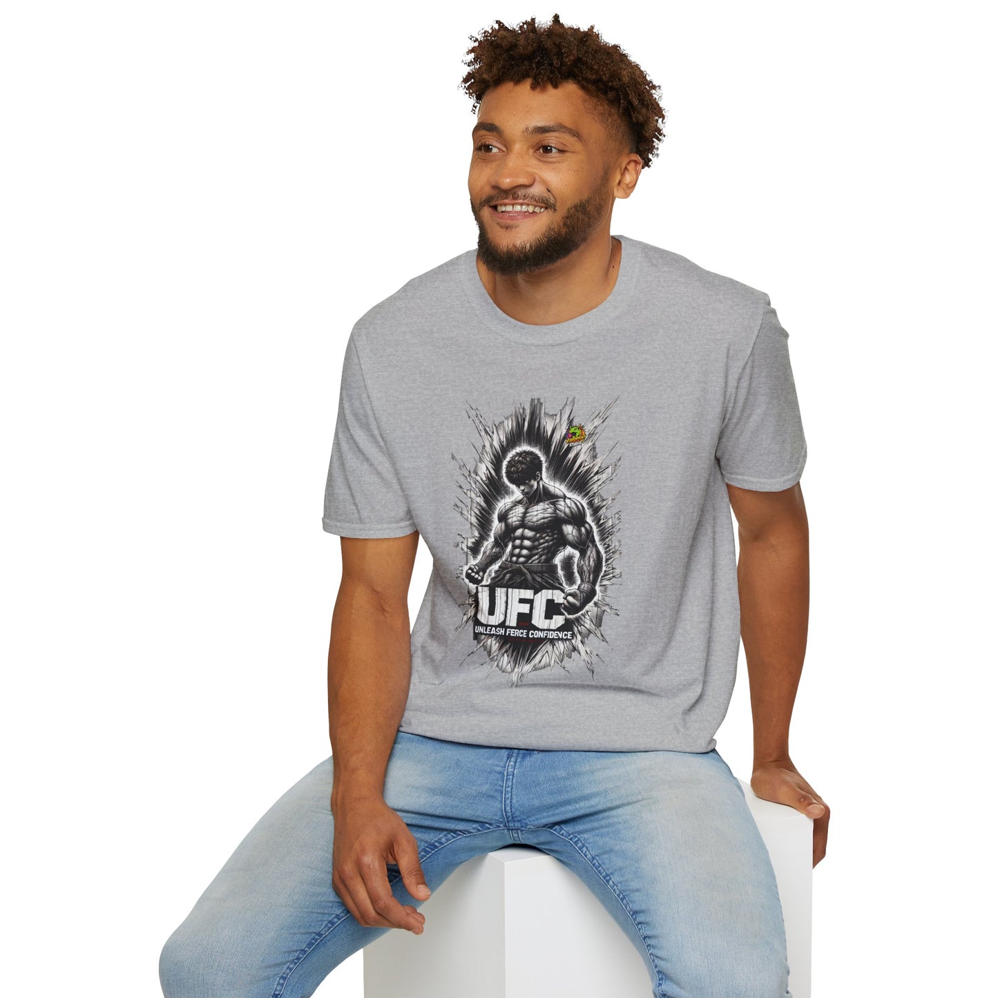 UFC T Shirt | Unleash Fierce Confidence | Motivational UFC Tee with Baki Anime T Shirt