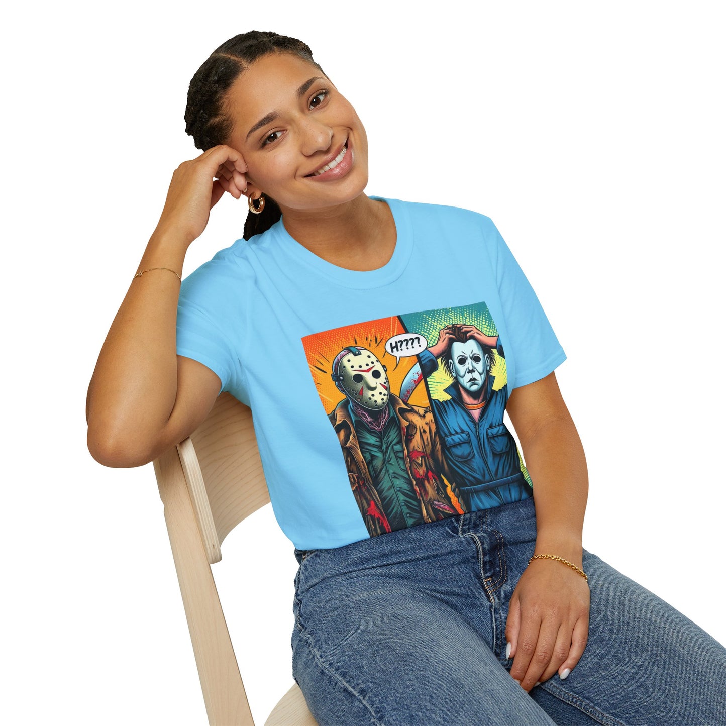 Jason Voorhees & Michael Myers Shirt | Funny Halloween Picnic Tee