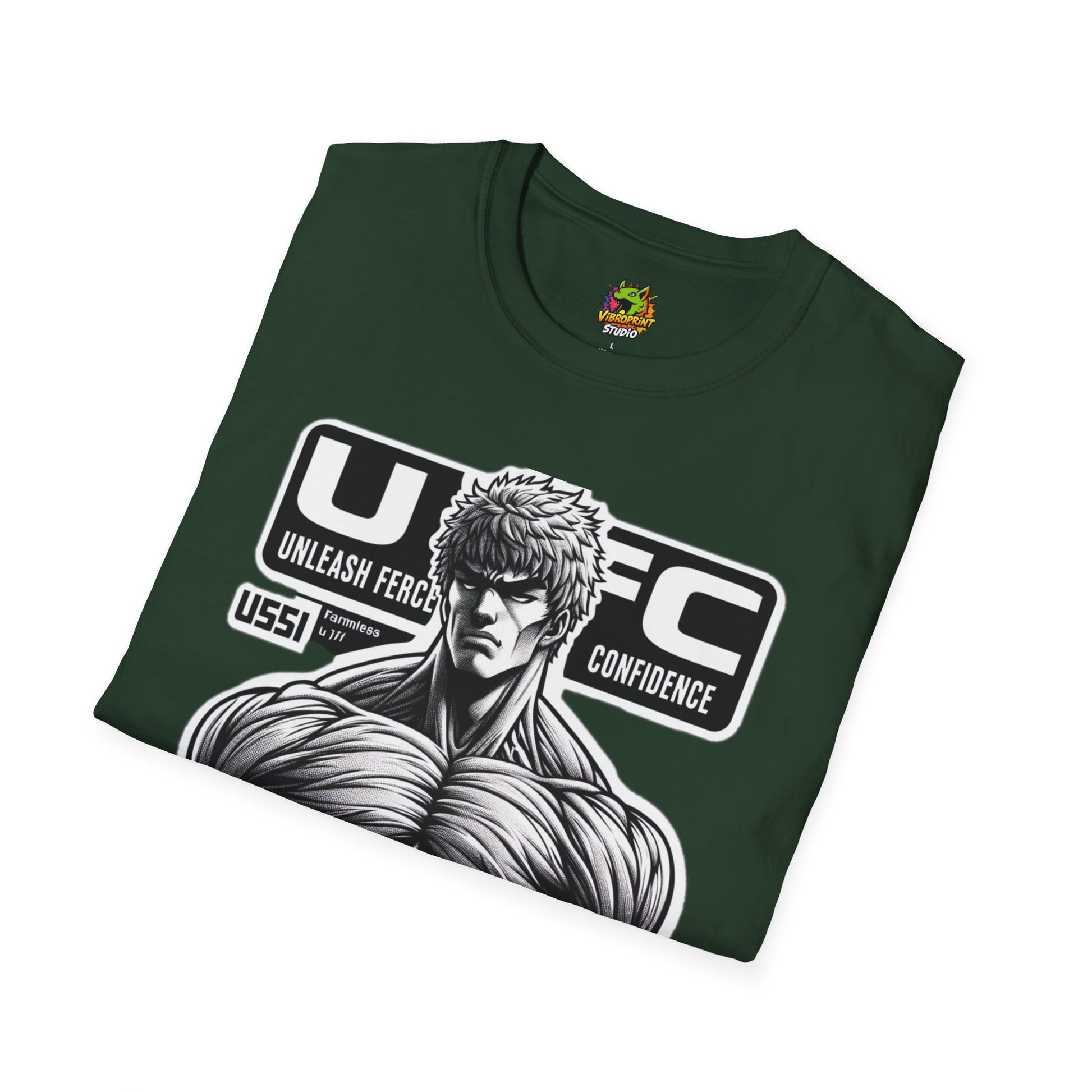 Fitness - UFC T Shirt | Unleash Fierce Confidence | UFC Tee Inspired by Baki Anime T Shirt for Fitness Lovers - custom-made. perfect gift idea. Order yours now and stand out with this exclusive piece!