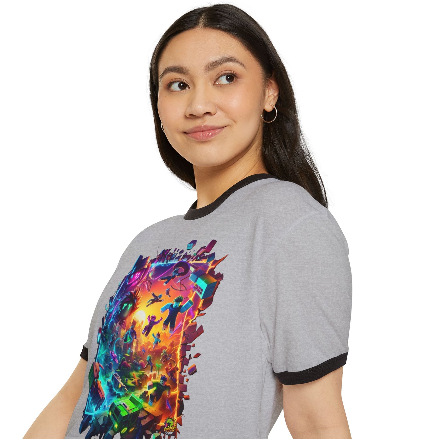 Roblox T Shirt for Gamers | Roblox Adventure Graphic Tee | Roblox T Shirt for All Ages - High Quality Image