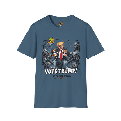 the - They're Eating the Dogs Shirt | Trump Election Meme T-Shirt | Funny Election Graphic Tee - premium material. limited stock. Order yours now and stand out with this exclusive piece!