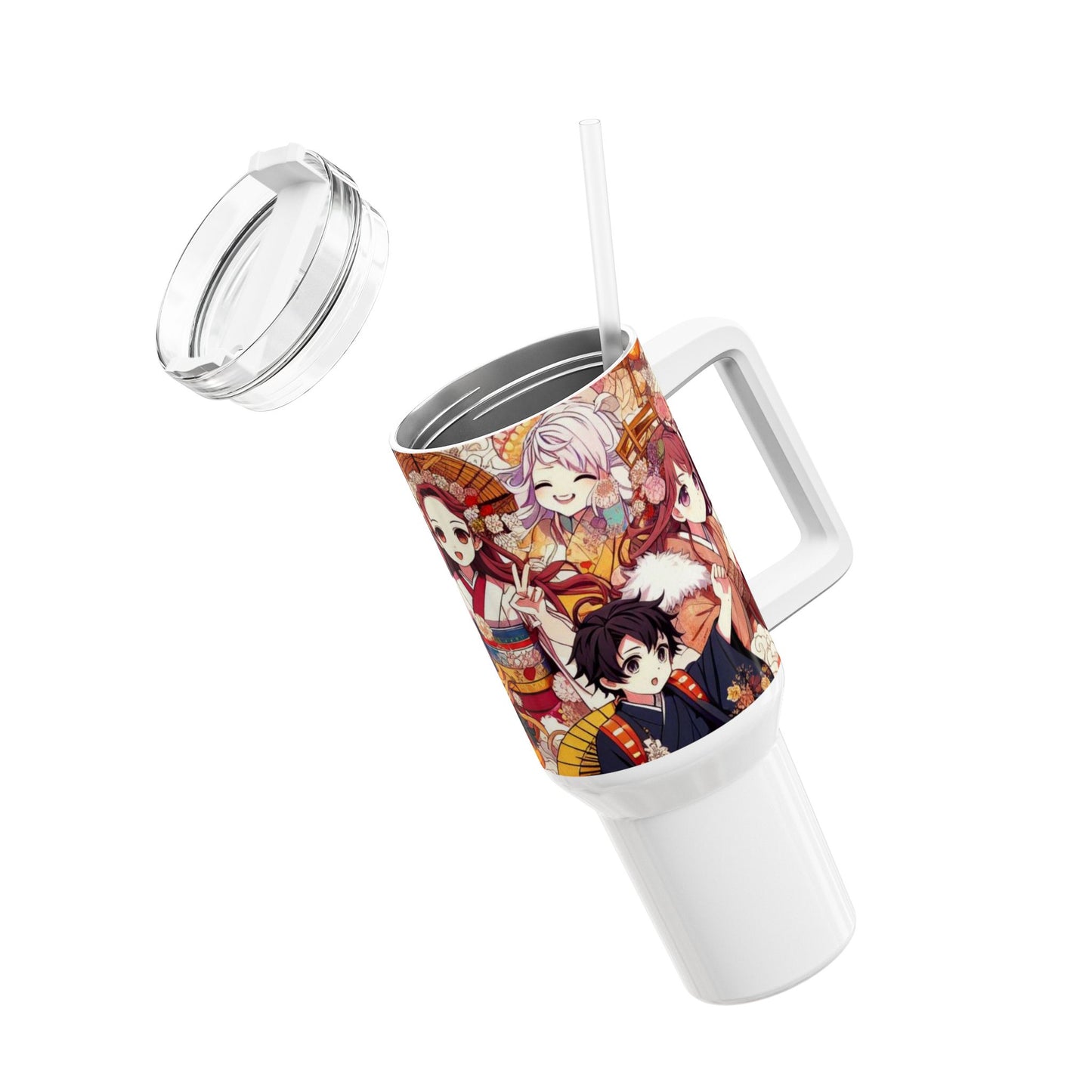 Themed - Stanley cup | Geek Themed Drinkware for Anime and Gaming Fans - premium material. perfect gift idea. Order yours now and stand out with this exclusive piece!