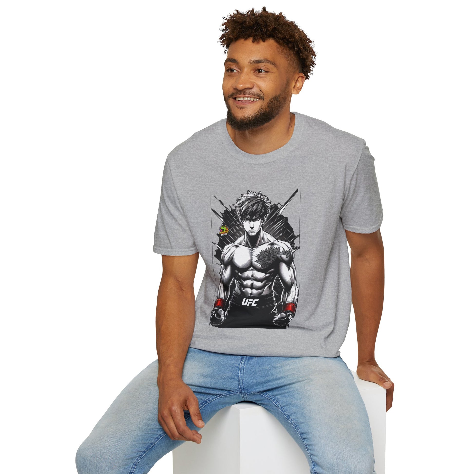 product - UFC T Shirt | Unleash Fierce Confidence | UFC Tee for Gym and Anime Fans - custom-made. perfect gift idea. Order yours now and stand out with this exclusive piece!