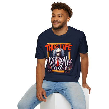 high-quality - Beetlejuice Shirt | Halloween Thug Life Tee | Classic Beetlejuice Graphic T-Shirt for Adults - premium material. limited stock. Order yours now and stand out with this exclusive piece!