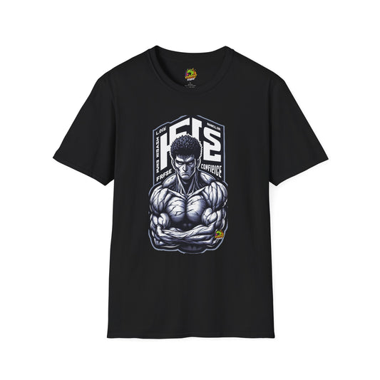 UFC T Shirt | Unleash Fierce Confidence | UFC Tee with Baki Anime Influence for Gym Enthusiasts - High Quality Image