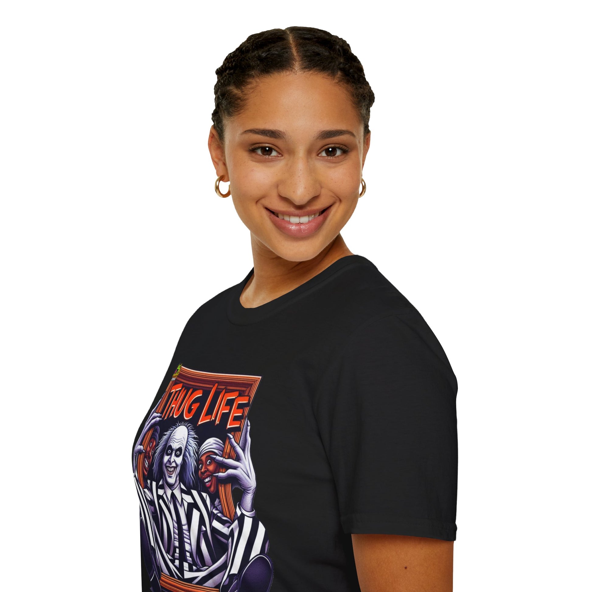 Beetlejuice - Beetlejuice Shirt | Thug Life Graphic Tee | Funny Halloween Beetlejuice T-Shirt - custom-made. limited stock. Order yours now and stand out with this exclusive piece!